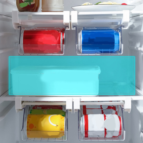 Caja De Almacenamiento De Bebidas Suspendida En El Refrigera