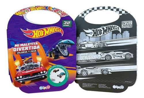Colección Mi Maletita Divertida, Hot Wheels, 4 Pz Dreams Art