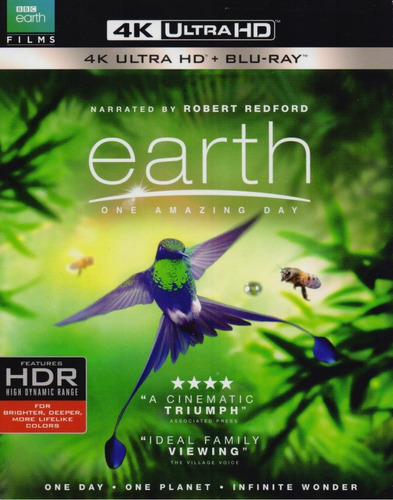 Earth One Amazing Day Documental 4k Uhd + Blu-ray