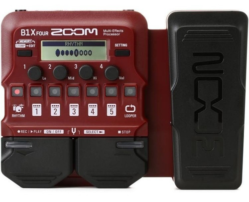 Pedales Multiefectos Para Bajo Zoom B1xfour Efectos Pedalera