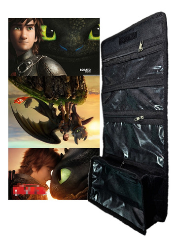 Cartuchera Desplegable Como Entrenar A Tu Dragon Chimuelo Negro C56 Da - Como Entrenar A Tu Dragon Live Action