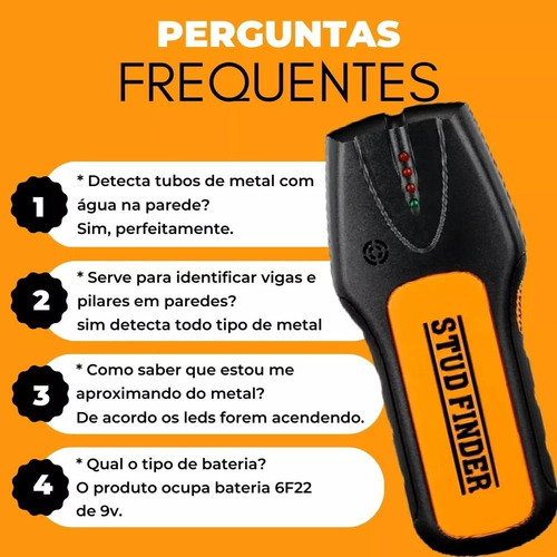 Scanner Parede Detector Materiais Fios Vigas Canos Metais