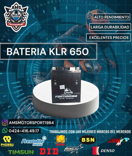 Bateria Klr 650