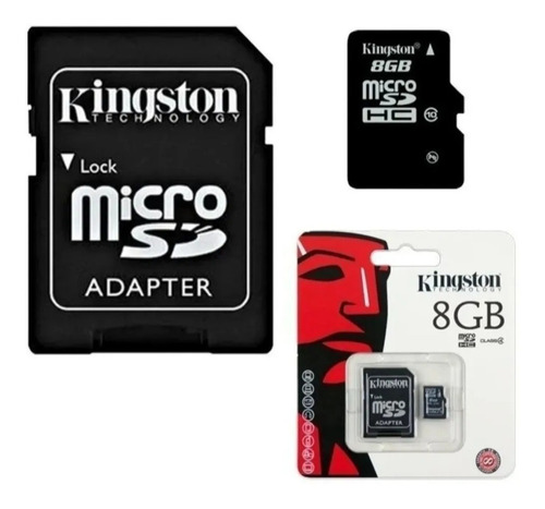 Memoria Micro Sd 8gb Con Adaptador 