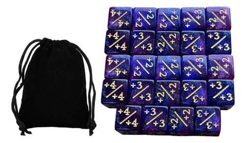 24 Piezas Dados Contador Dados Juego De Cartas Dados
