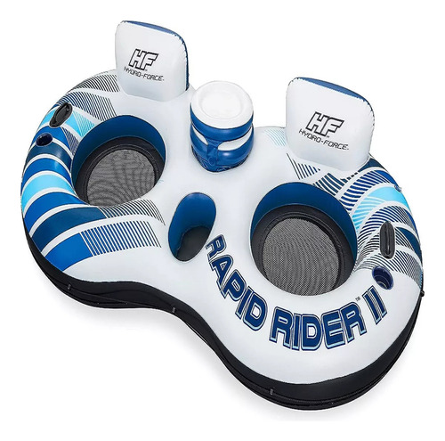Inflable Flotador 2 Personas Rapid Rider Bestway Hydro-force