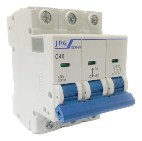 Disjuntor Tripolar Curva C 40a Jng