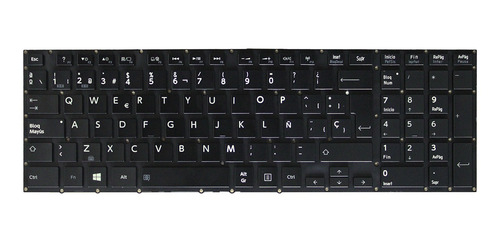 Teclado Toshiba P55t-a5118 Iluminado P55 Mp-12x16cuj528