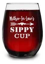 Comprar Copa Para Sorber Para Suegra, Copa De Vino Grabada, Copa De