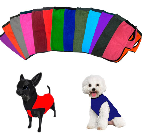 Setx2 Ponchos Buzo Abrigo Polar Mascotas Talles Medianos