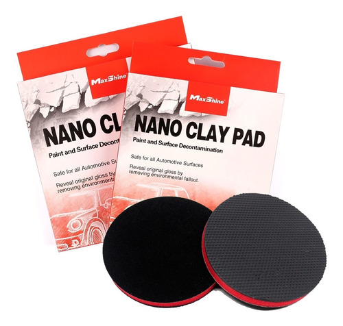 Maxshine Disco Descontaminado Nano Clay Disc Plastilina 6 In