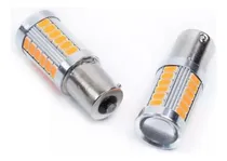 Comprar Bombillo Led 1156 Ambar 1 Contacto 12v Vehiculo Camiones