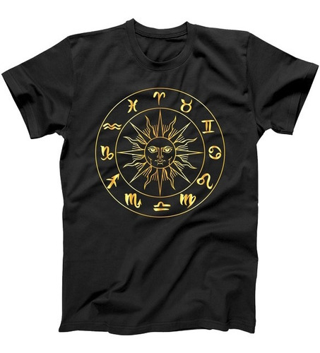 Playera Camiseta Astrologia 12 Signos Zodiacales