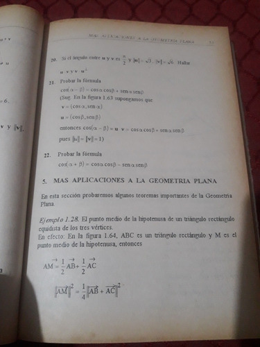 Libro De Espacios Vectoriales Euclideos Chavez Vega (Usado)