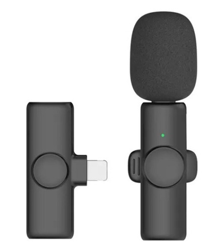 Microfono Lavalier Para iPhone Transmisor Y 1 Microfono