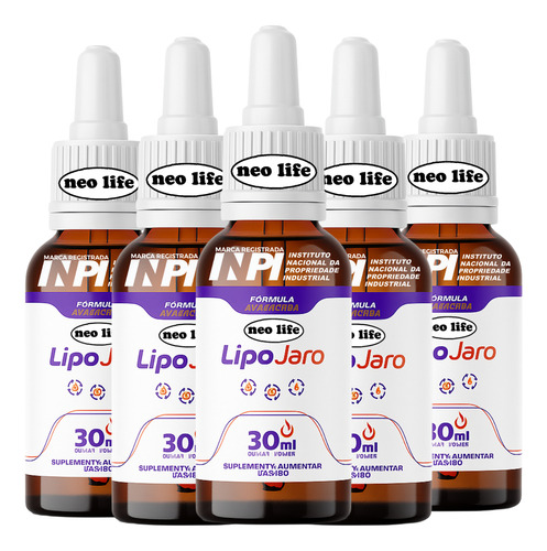 3x Lipo Jaro 30ml Original - Fórmula Avançada - Oficial Lipo Jaro