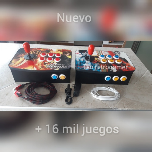 Tablero Arcade Individual 2 Piezas 16 Mil Juegos