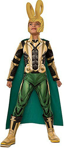 Los Vengadores Loki Vestuario De Lujo, De Niño Grande.