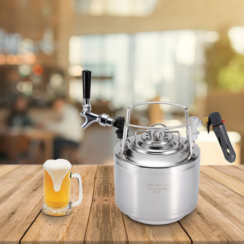 Barril De Cerveza De Cola De Acero Inoxidable Con Kit De Gri