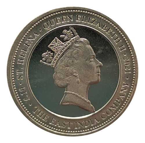 Moneda De Plata Elizabeth Ii 2021, 1/10 Oz, £ .10.