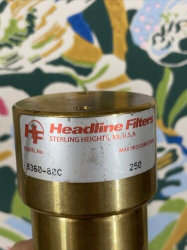 Headline Filters B360-80c 1/4 Npt Brass Coalescing Fi Cce