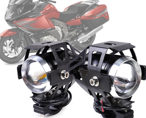 2x-farol Milha Led Universal Cree U5 3000lm Moto Tipo Xenon