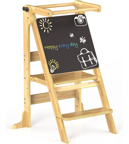 Kitchen Kids Step Stool Plegable - Taburete Auxiliar Torre D