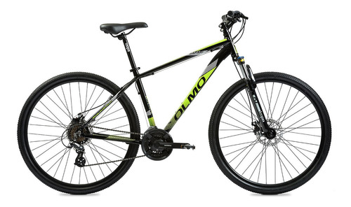 Mountain bike Olmo Safari 290+ 18" 24v frenos de disco mecánico cambios Shimano Altus 310 color negro/verde  