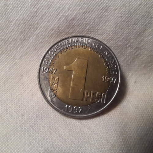 Moneda De Argentina 1 Peso - Año 1997 - Ver Envío (Usado)