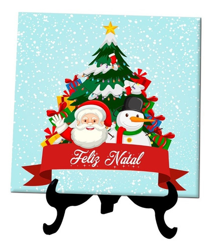 Azulejo Personalizado Feliz Natal 03 - Decoração De Natal