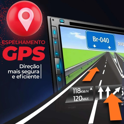 Imagem 6 de 9 de Central Multimídia Pioneer Avh-z5280tv Android iPhone Tv