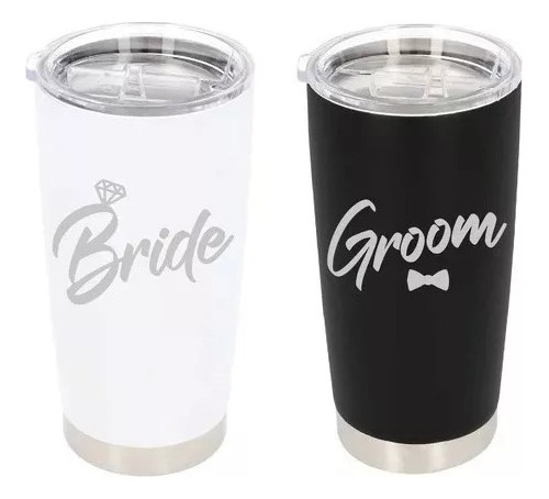 Termos Para Boda Bride & Groom Kit De 2 Piezas 20oz