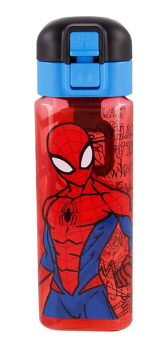 Botella Infantil Spiderman Hombre Araña Marvel Vaso 550ml