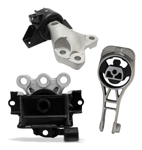 Kit 3 Coxim Motor Onix Prisma Spic Cobalt 1.4 1.8 Automático