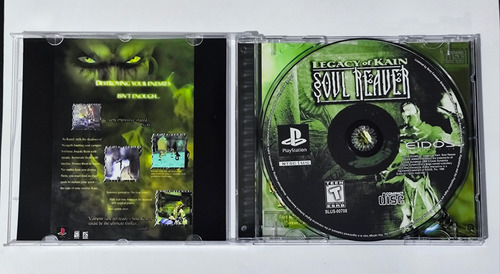 Legacy Of Kain Soul Reaver Black Label Ps1 Midia Prata