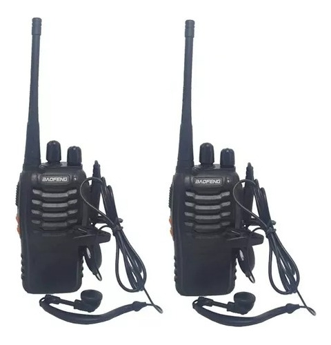 Walkie Talkie Pack 2 Unidades Con Auriculares