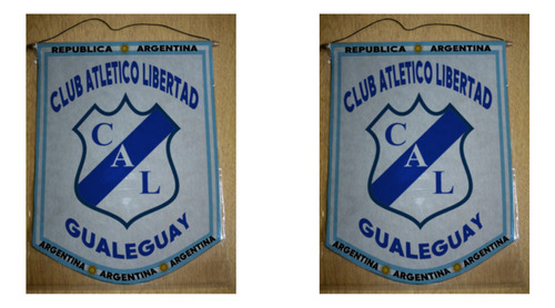 Banderin Mediano 27cm Libertad De Gualeguay