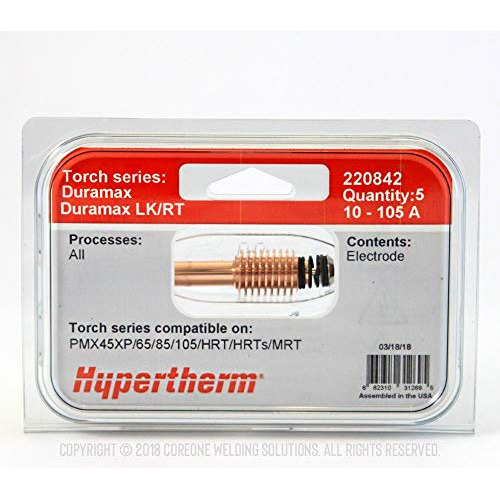 Electrodos Hypertherm Powermax 85 220842 De Hypertherm