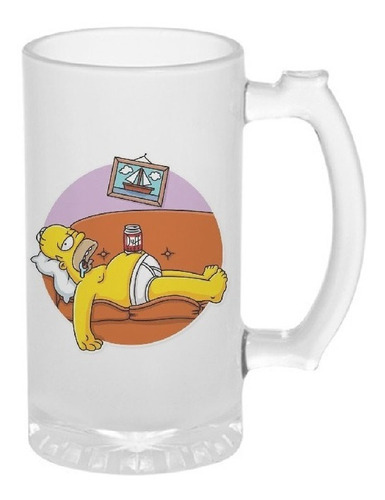 Vaso Cervecero Opalizado - Homero 