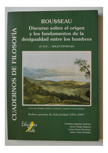 Rousseau Discurso Sobre El Origen De La Desigualdad 