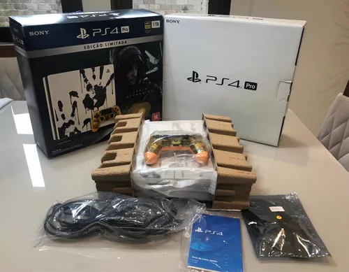 PlayStation 4 1 Tb Pro Seminovo Edição Limitada Death Stranding