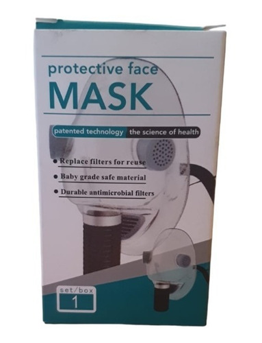 Mascara Protectora Facial Con FiltrosReutilizable 1 Año