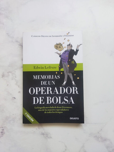 Libro, Memorias De Un Operador De Bolsa