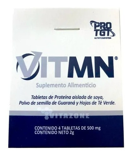 Protgt Vitmen (energizante) 4 Tabletas De 500 Mg Sfn