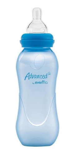 Biberon Evenflo 1138 Advanced 240ml/8oz Flujo Medio 3m+ Azul