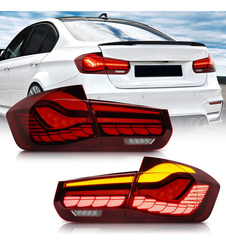 Conjunto Luz Trasera Freno Para Bmw Serie Xdrive Marcha Rojo