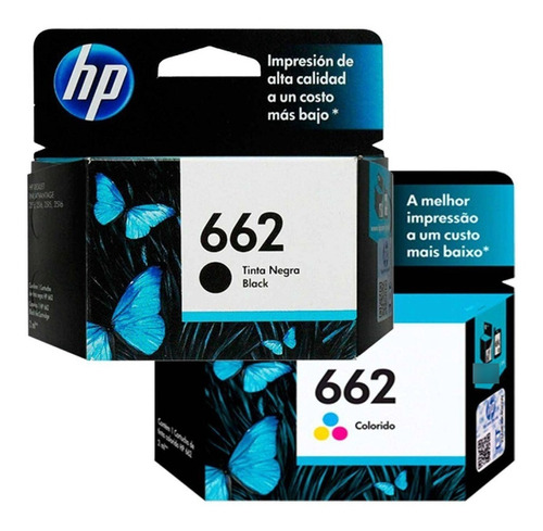 Recarga Cartucho Tinta Original Hp 662 Negro Tienda Física