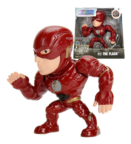 The Flash Figura Metals 6.5 Cm Justice League Diecast Dc