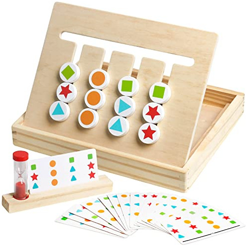 Hoonew Montessori Preescolar Aprendizaje Juguetes Fpbdp