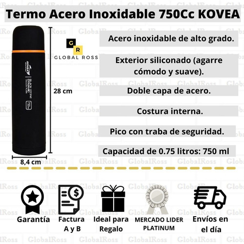 Imagen 2 de 10 de Mate Acero Inoxidable Térmico +bombilla + Tambo+termo Matero